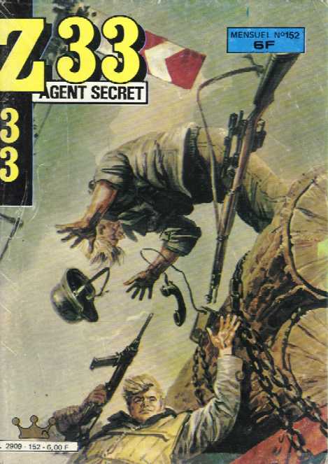 Scan de la Couverture Z 33 Agent Secret n 152